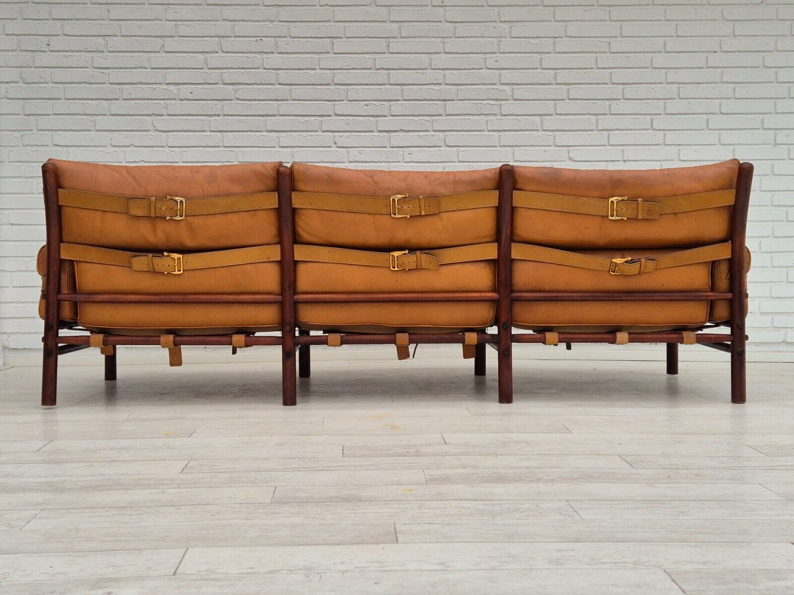 1970s Norwegian design by Ivar Opsvik for Bruksbo Norway 2 seater sofa