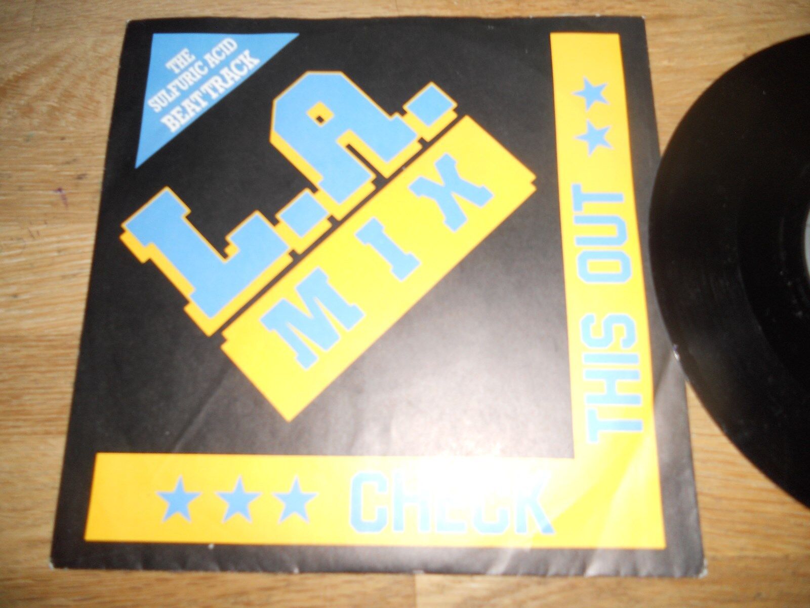 LA MIX "CHECK THIS OUT" REMIXES 1988 MEGA RECORDS NCB RARE DANISH VINYL SINGLE