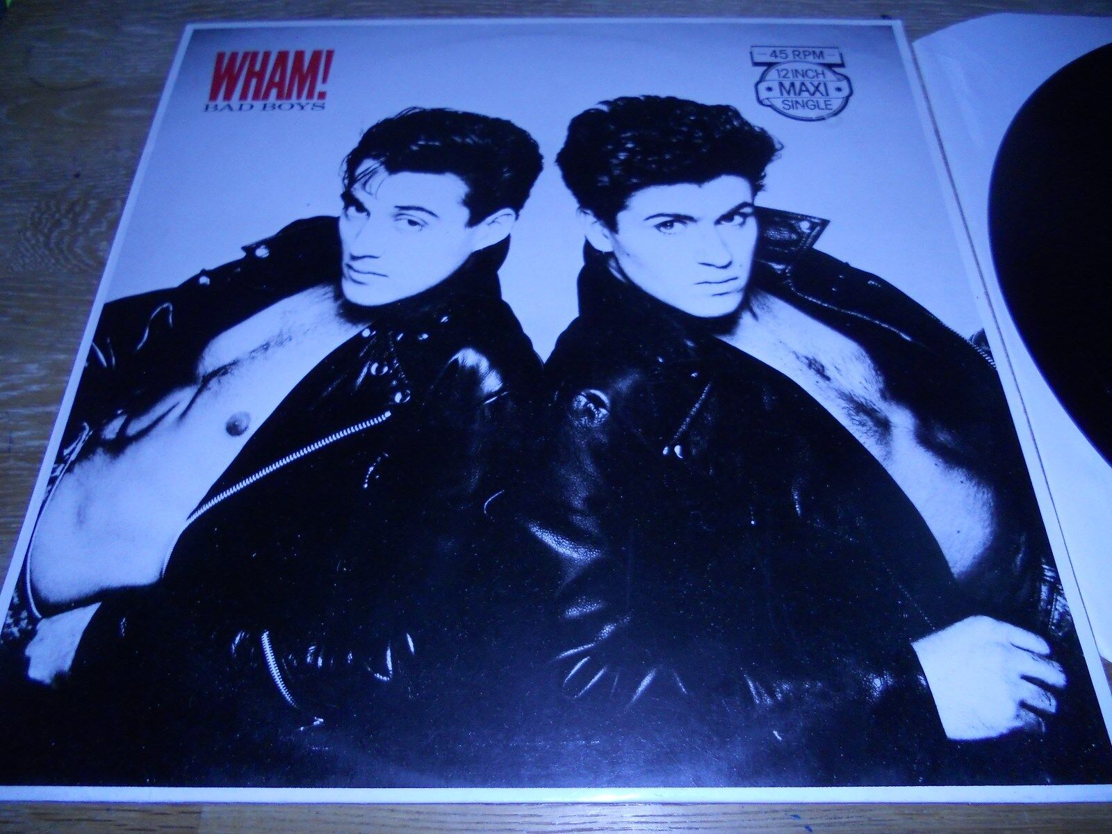 WHAM / GEORGE MICHAEL "BAD BOYS" 2 REMIXES 1983 EPIC RECORDS DUTCH PRESSING RARE