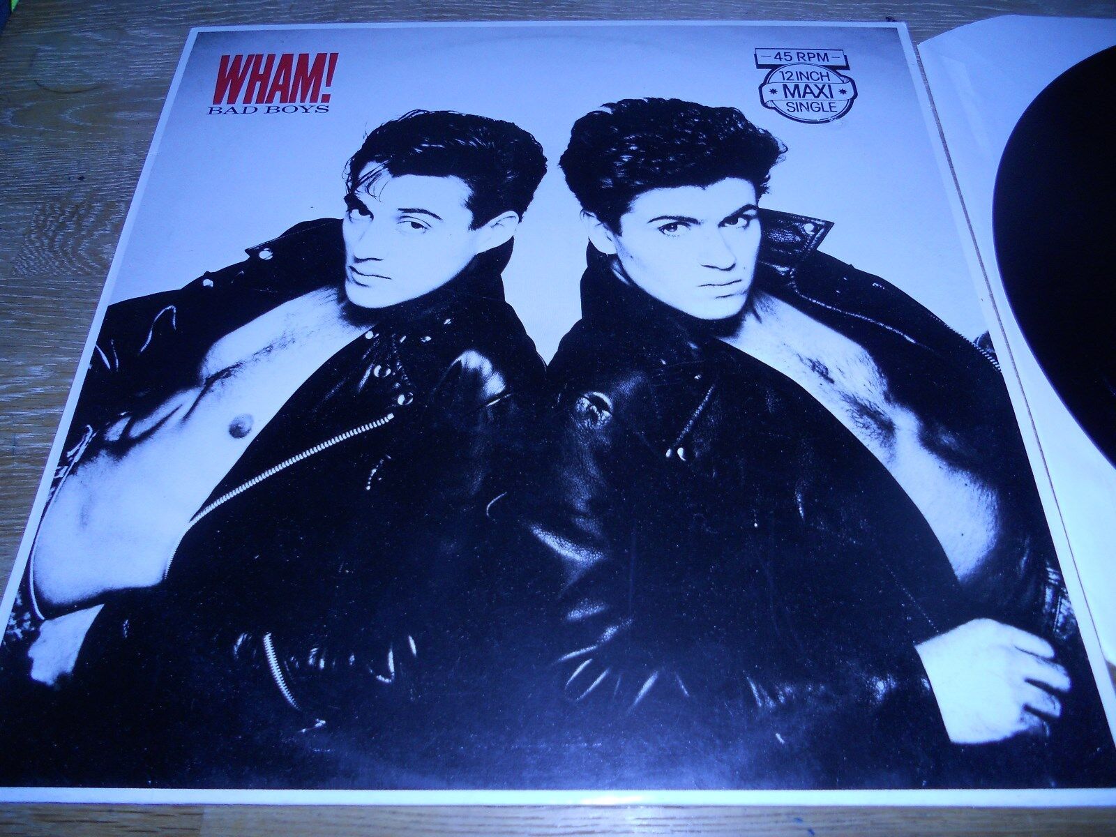 WHAM / GEORGE MICHAEL "BAD BOYS" 2 REMIXES 1983 EPIC RECORDS DUTCH PRESSING RARE