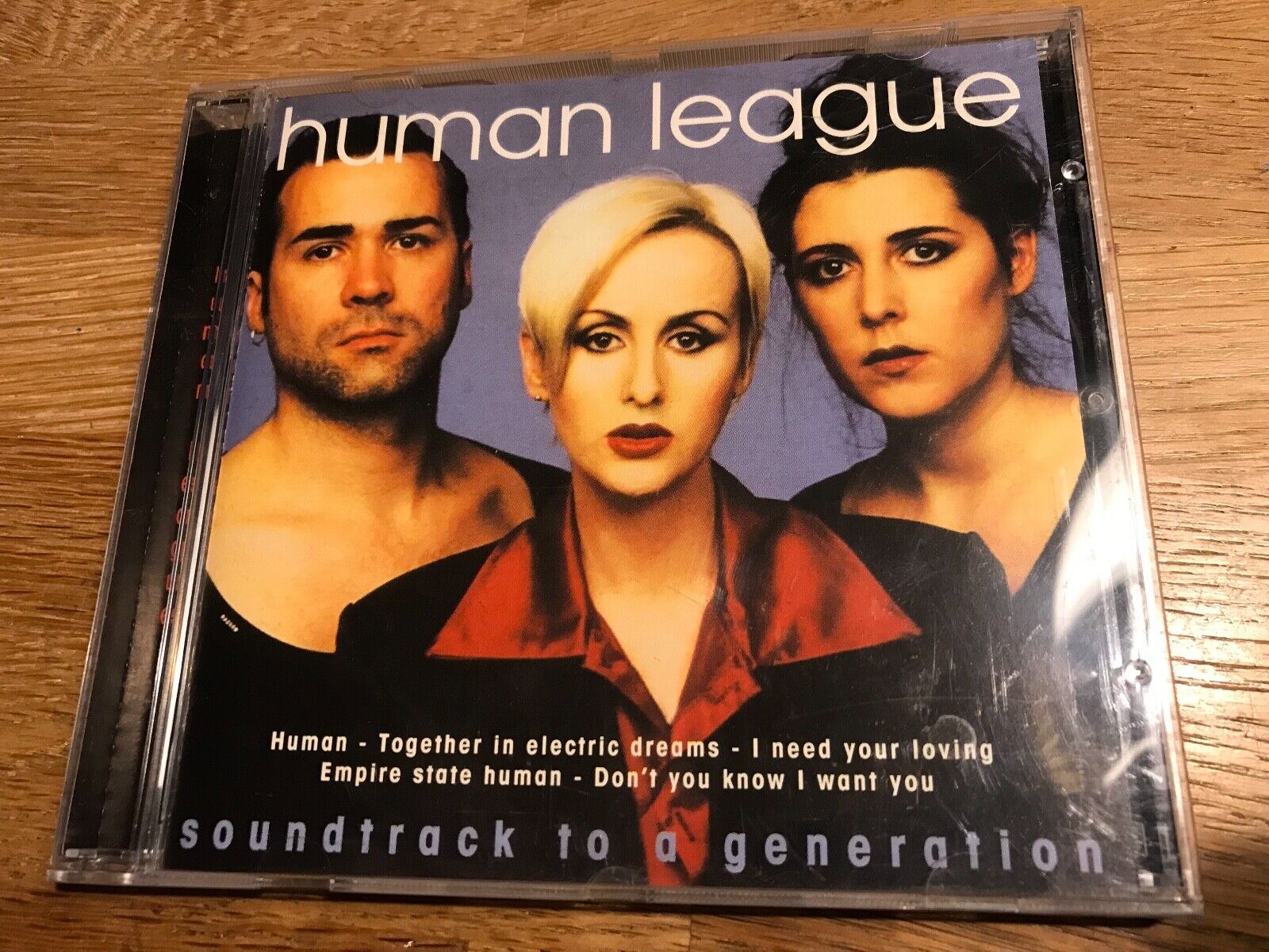 HUMAN LEAGUE  "SOUNDTRACK OF A GENERATION"  USED CD ALBUM 14 TRACKS DISKY DUTCH*