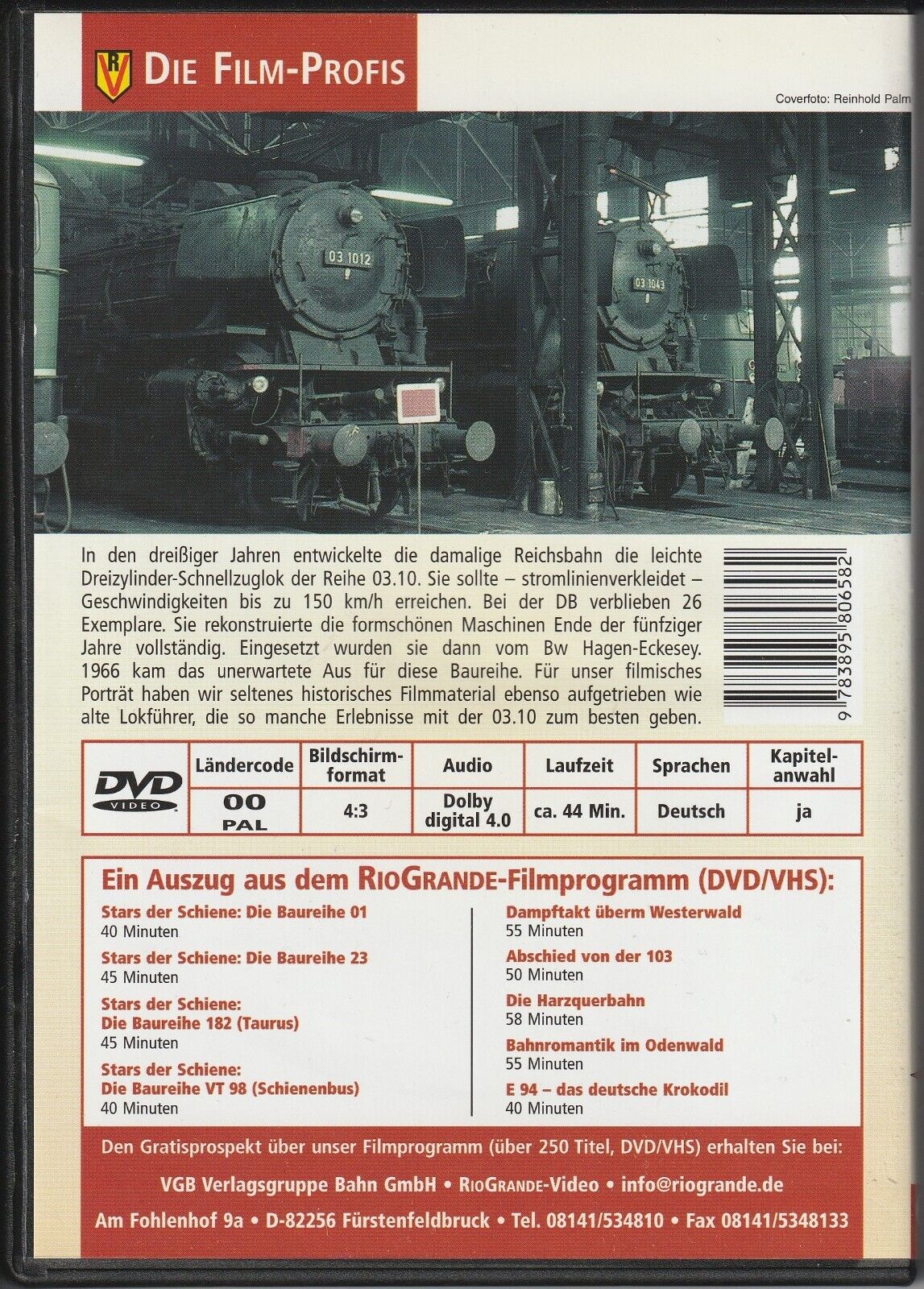 The Stars of the Rail 16: The Series 0310 | Steam Locomotive Riogrande DVD