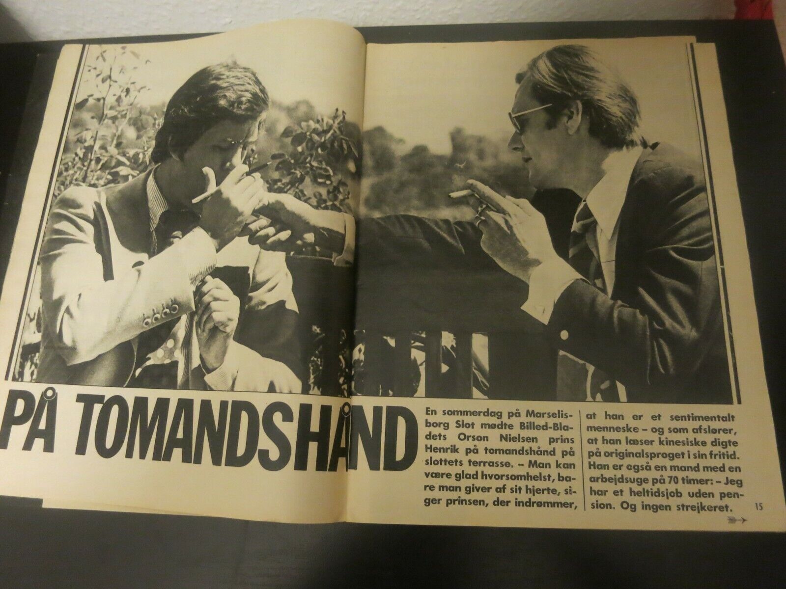 Danish Magazine 1975 PRINCE HENRIK Princess CAROLINE Bjørn BJORN BORG N47