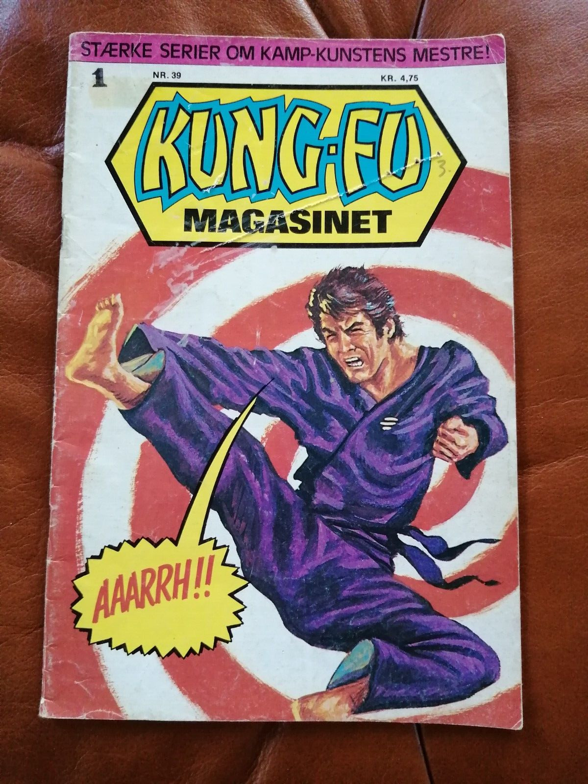 Danish comic magazineKUNG-FU no 39 1978