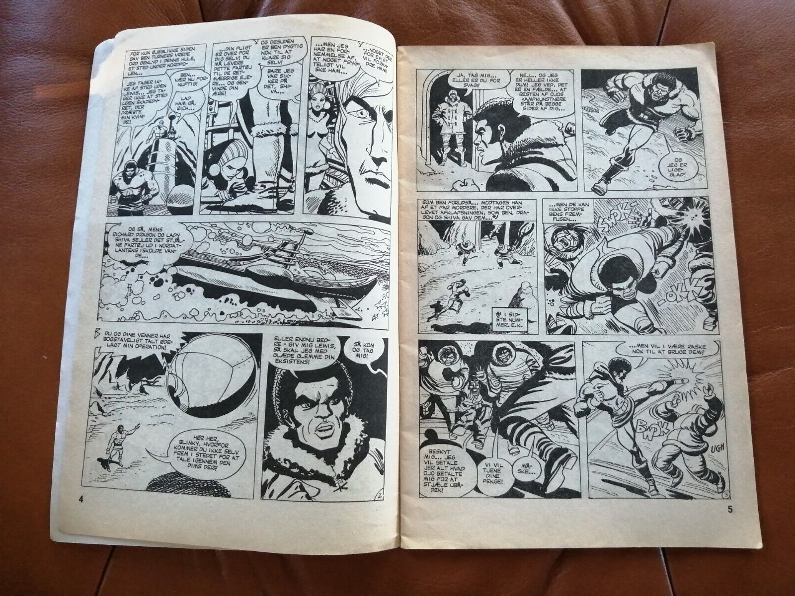 Danish comic magazineKUNG-FU no 39 1978