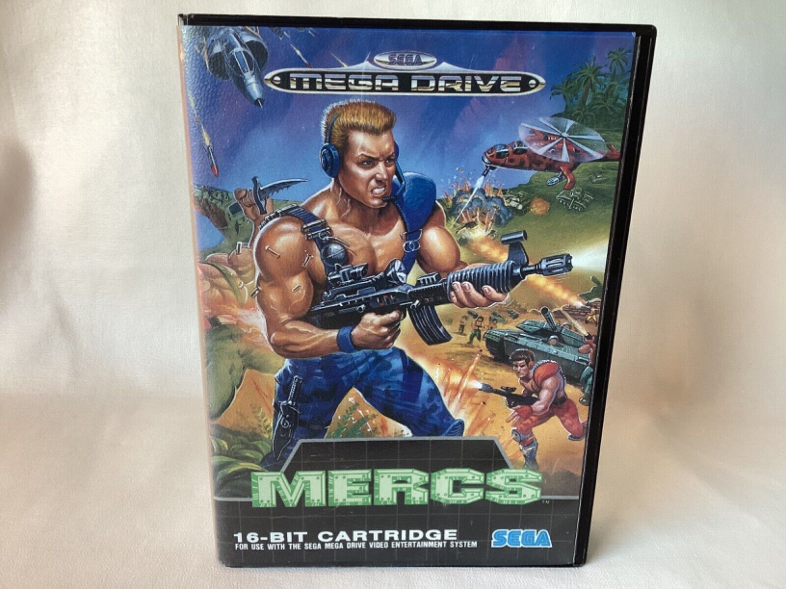 Mercs For Sega Megadrive Complete with box and Manual-PAL