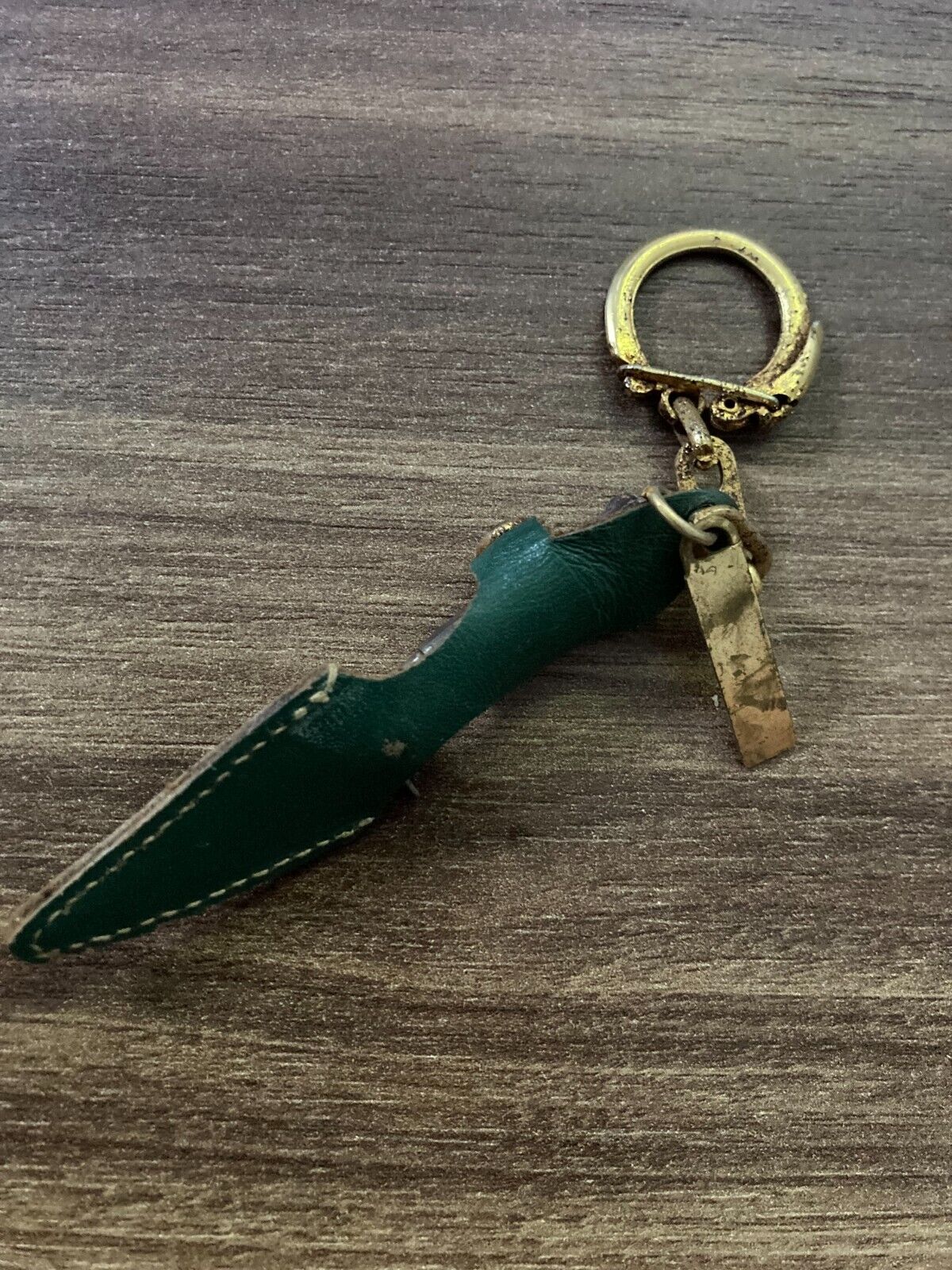 Vintage Miniature Knife Keychain with Sheath - Novelty Collectible