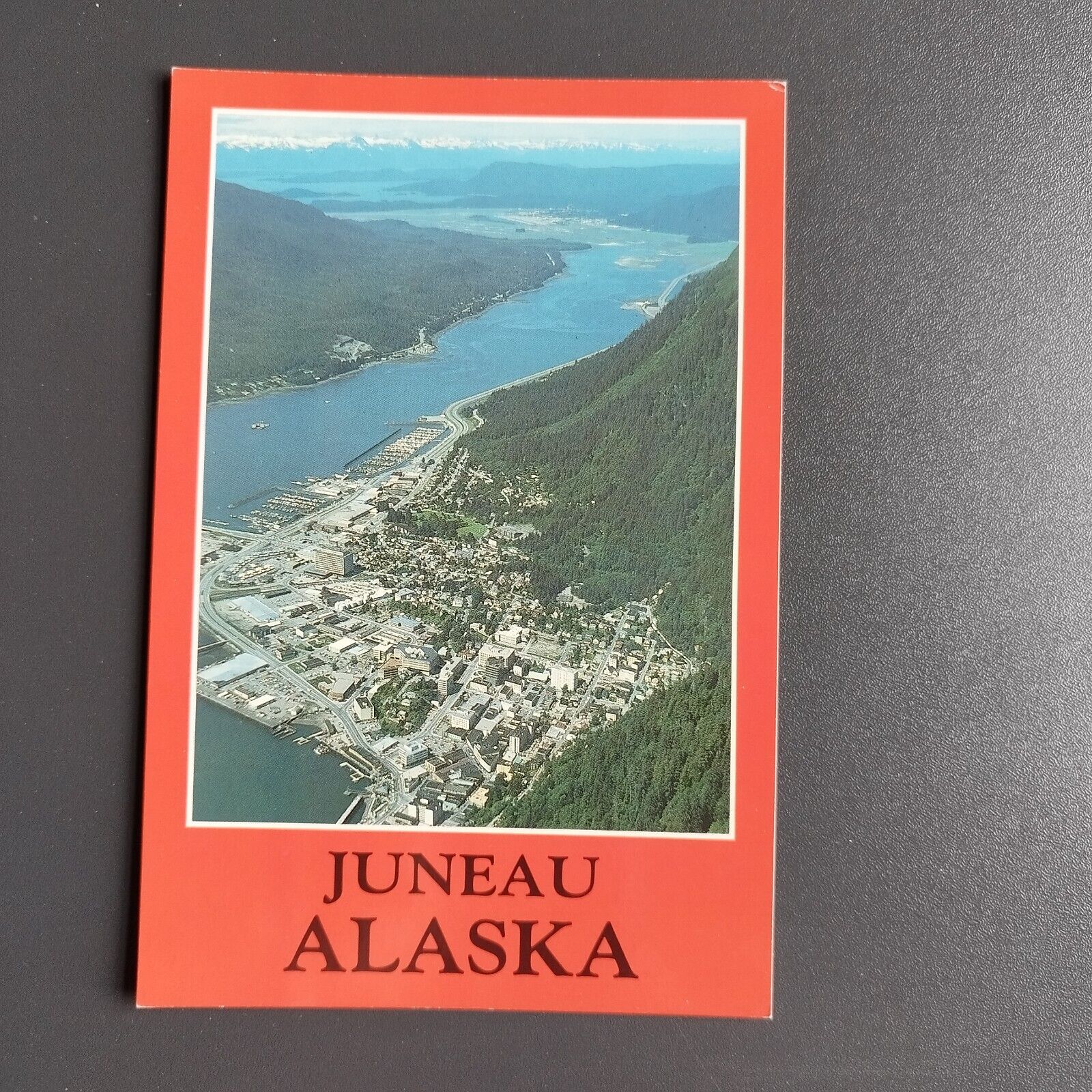 Postcard Alaska  Juneau Aerial view