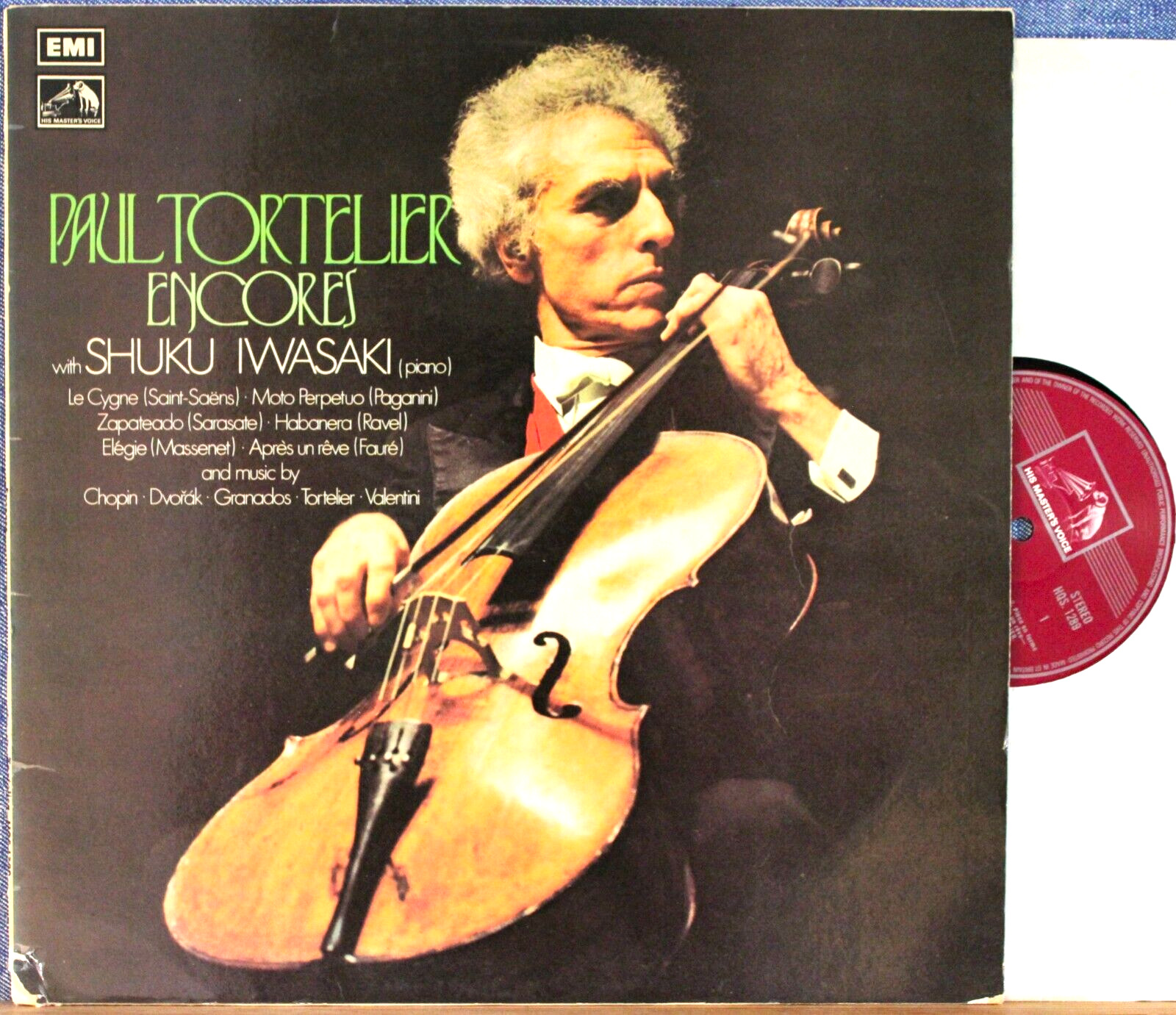 Tortelier; Iwasaki Encores EMI HQS 1289 NM