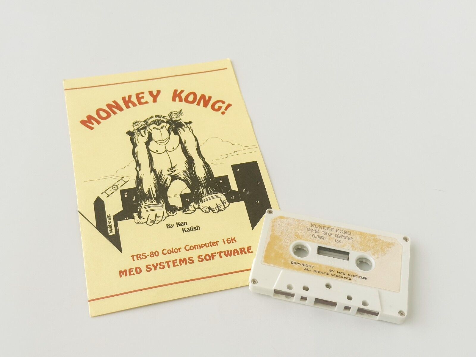 Monkey Kong! - Med Systems Software - 1982 / TRS-80 CoCo