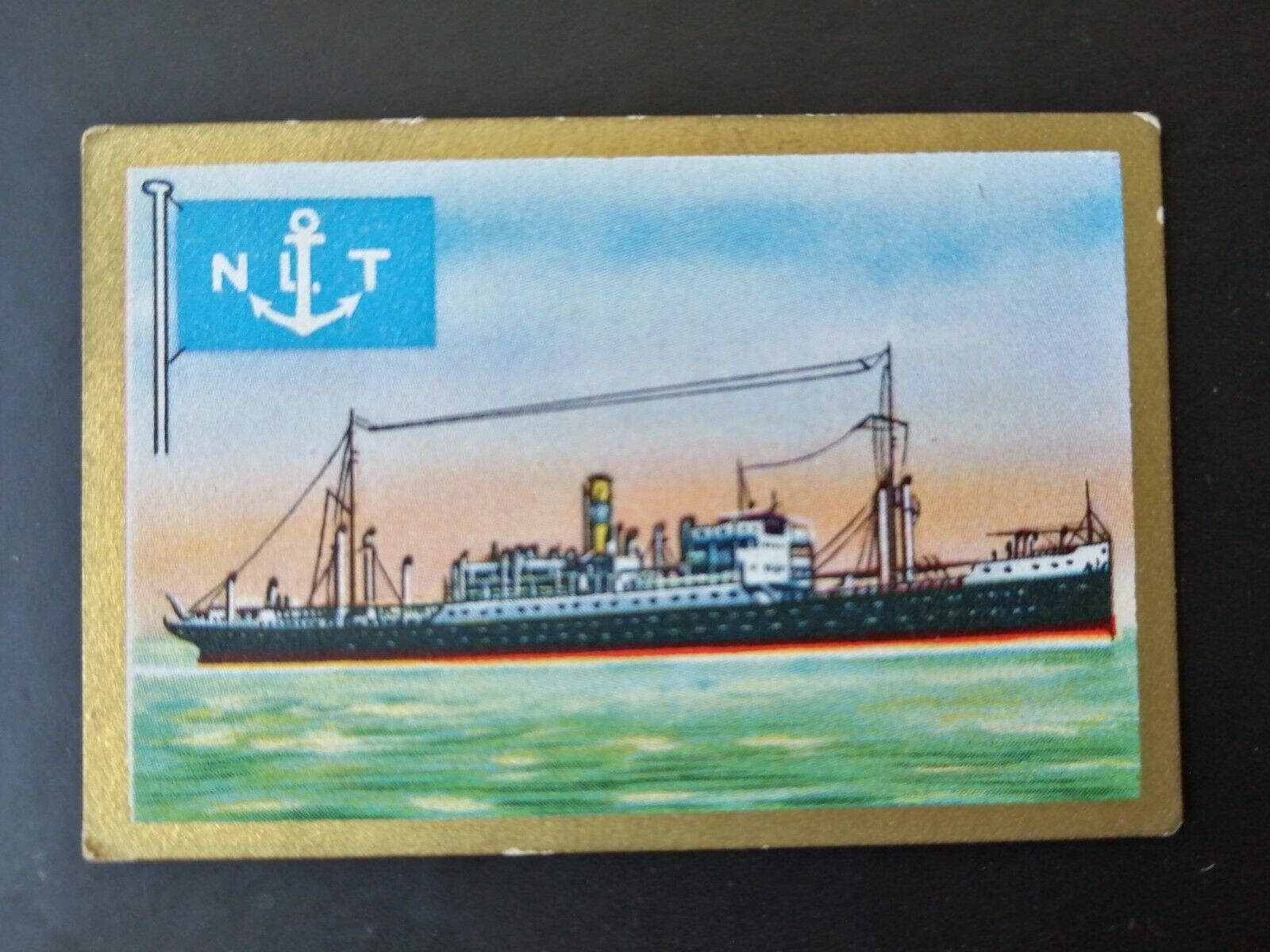 German SABA tobacco ship trading card 1931-33No 62 "Sabbia" Triest