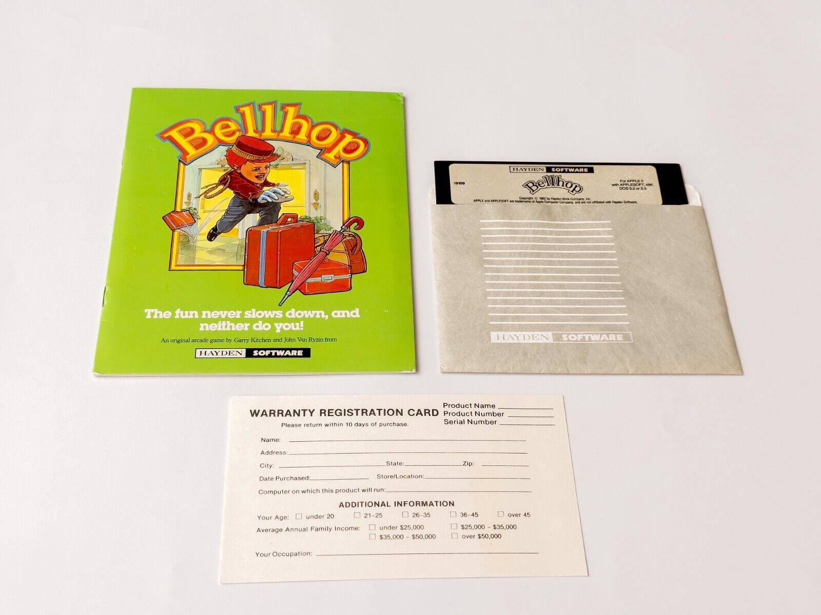 Bellhop - Hayden - 1982 / Apple II