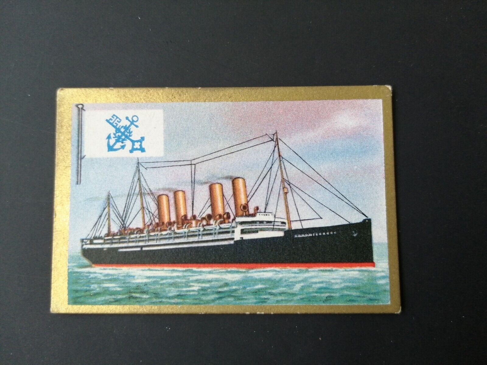 German SABA tobacco ship trading card 1931-33No 33 "Kronprinzessin Cecilie"