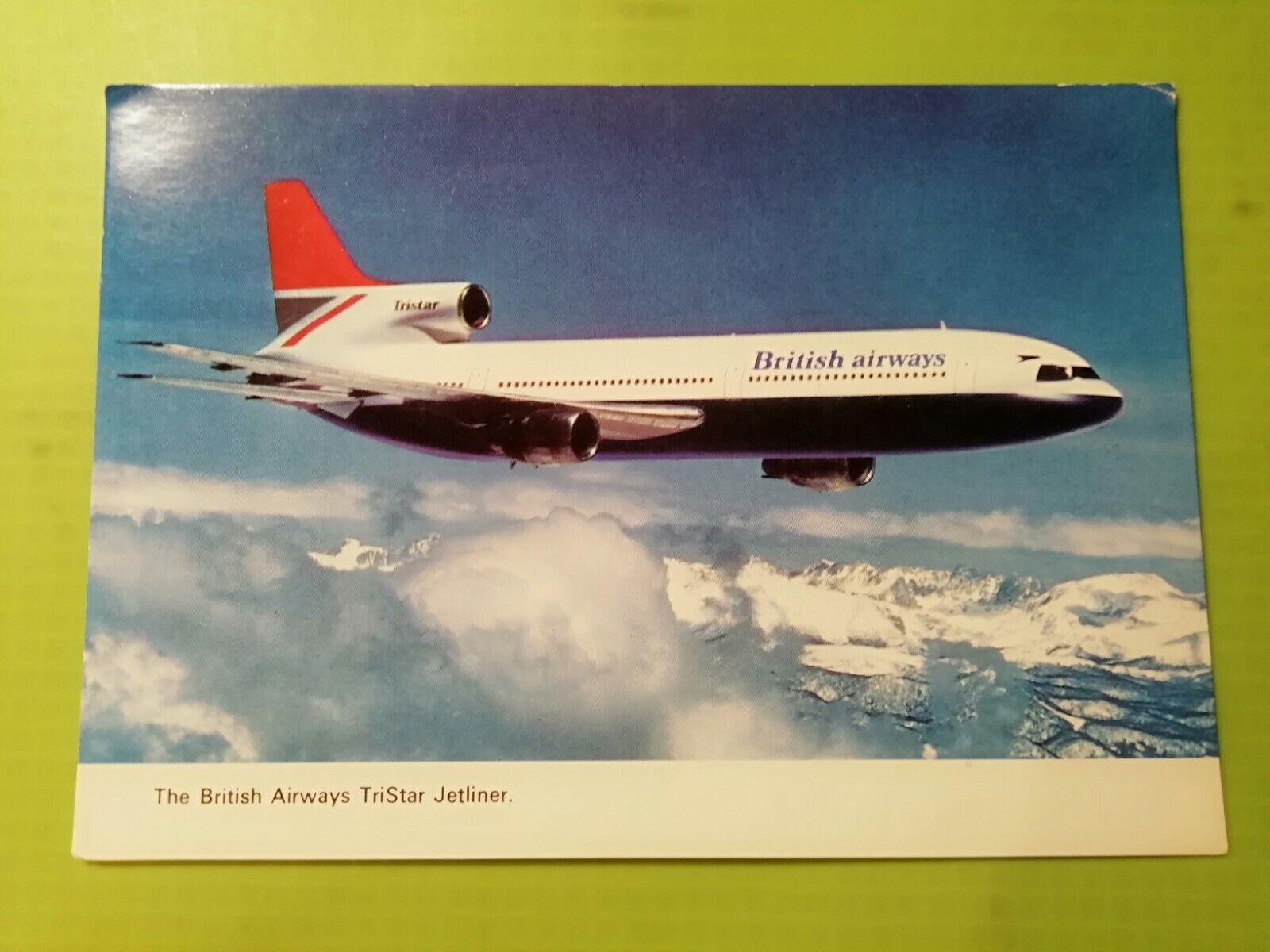 Aviation Postcard British Airways TriStar Jetliner Unposted