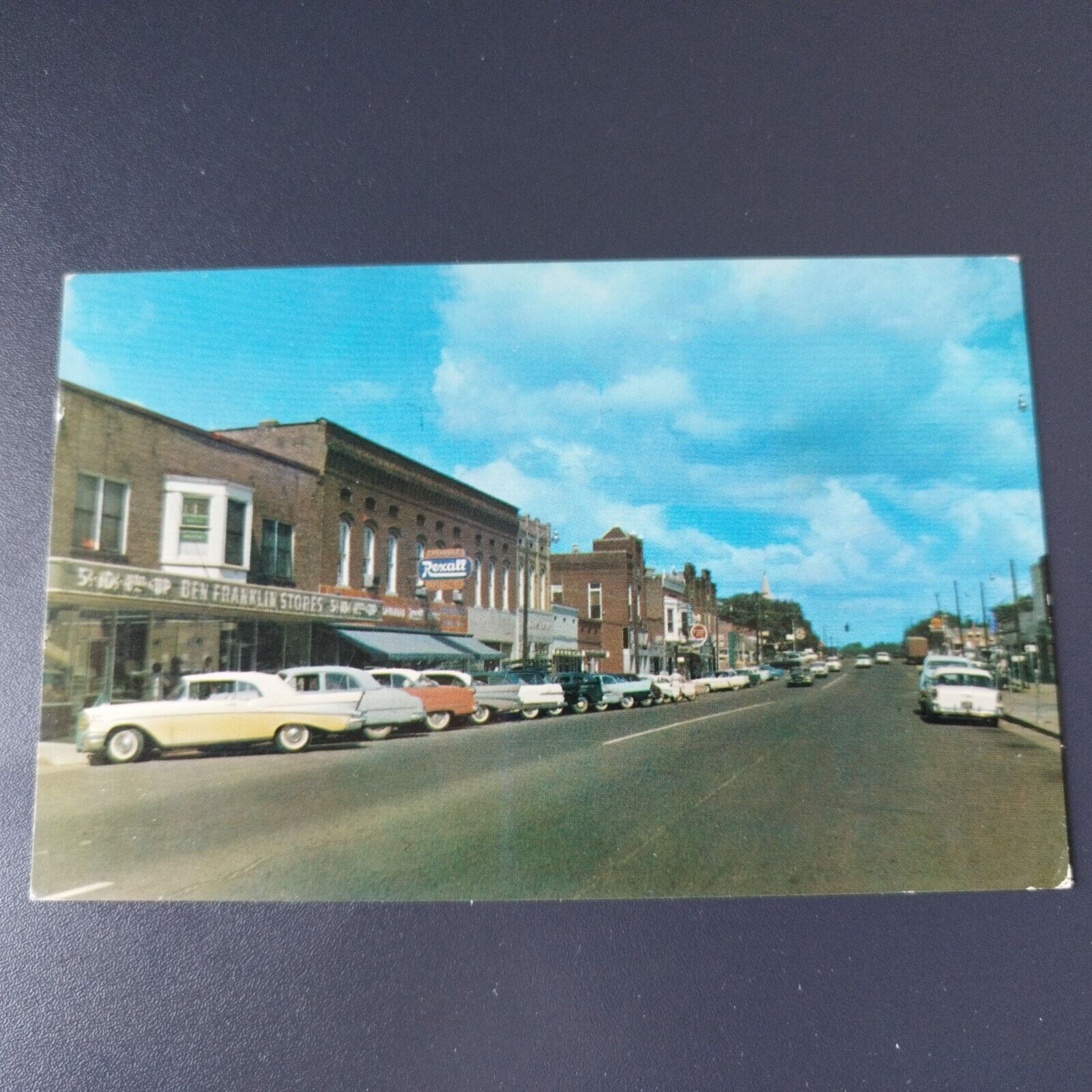 US 64 through the business district of Savannah Tennessee