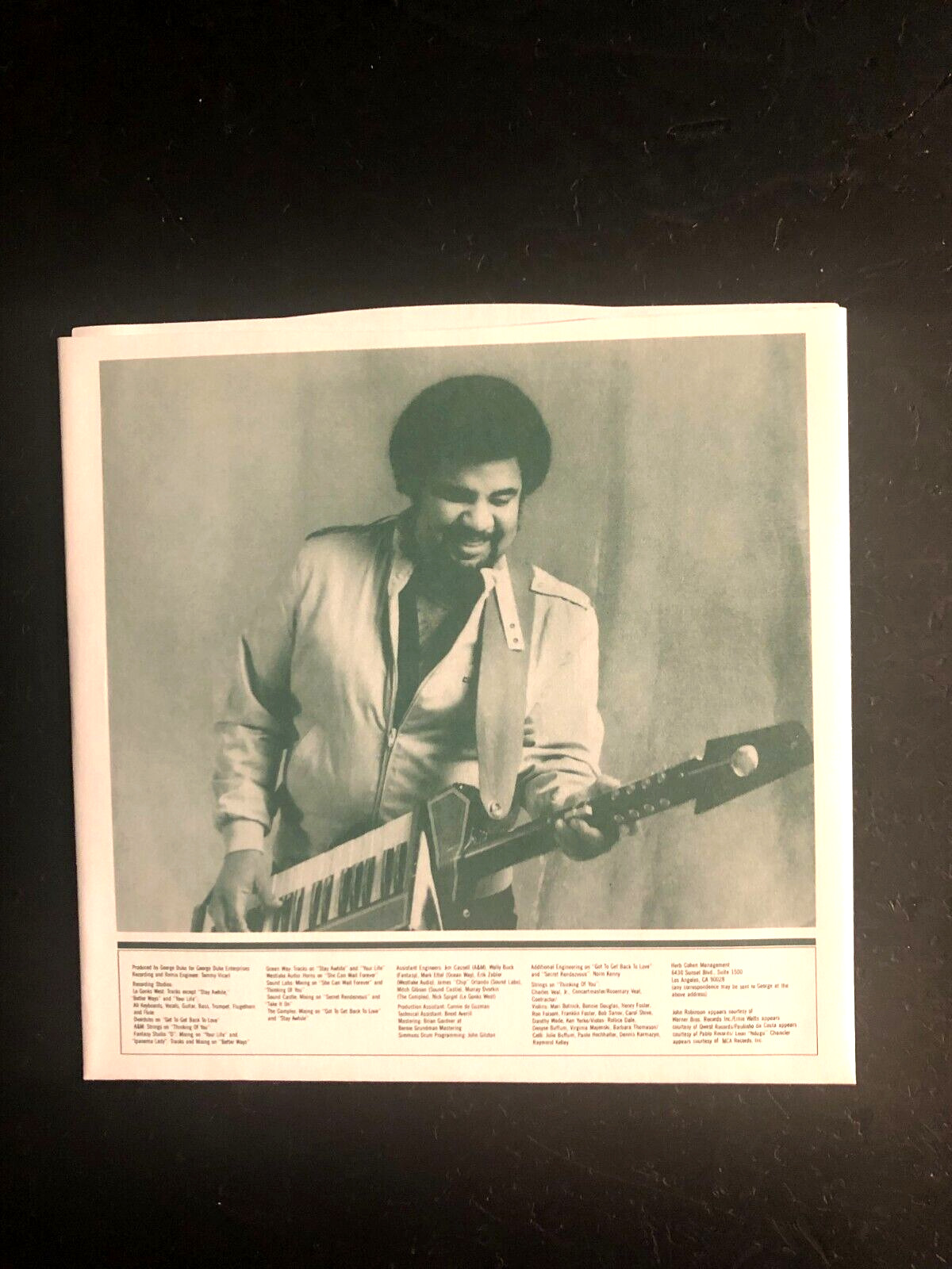 GEORGE DUKE  "RENDEZVOUS" - MINI LP JAPAN BS2 CD - LIMITED EDITION / BONUS TRACK