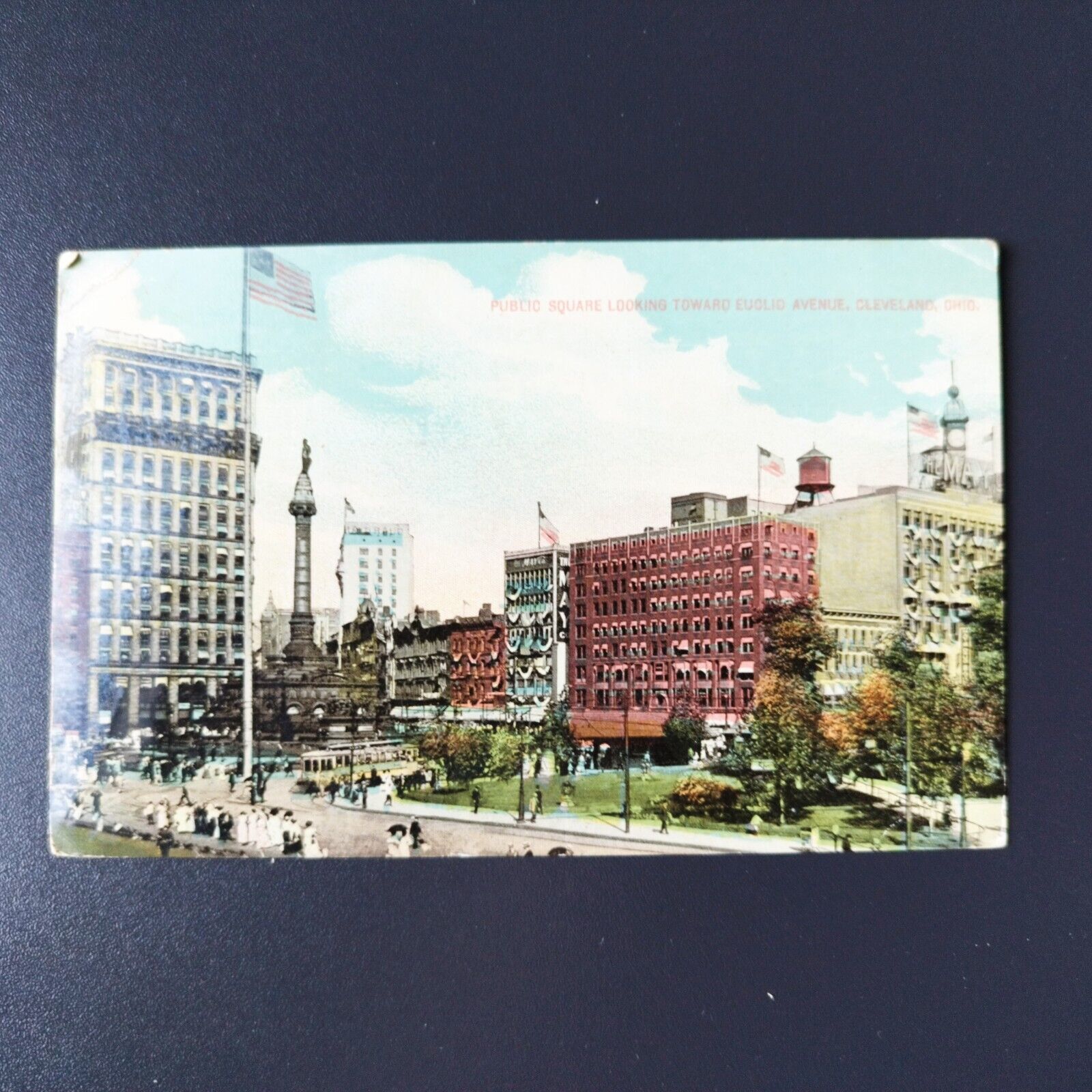 Ohio Public Square Looking Toward Euclid AvenueCleveland - 1913