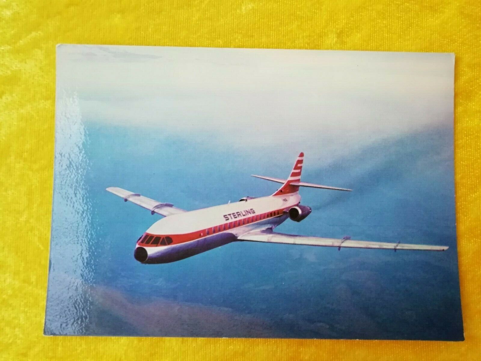 Aviation postcardSterling Airways Caravelle Super B