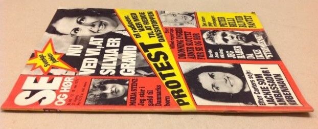 Queen Silvia Sweden Royals Jackie Kennedy Vtg Danish Magazine 1976 "Se og Hoer"