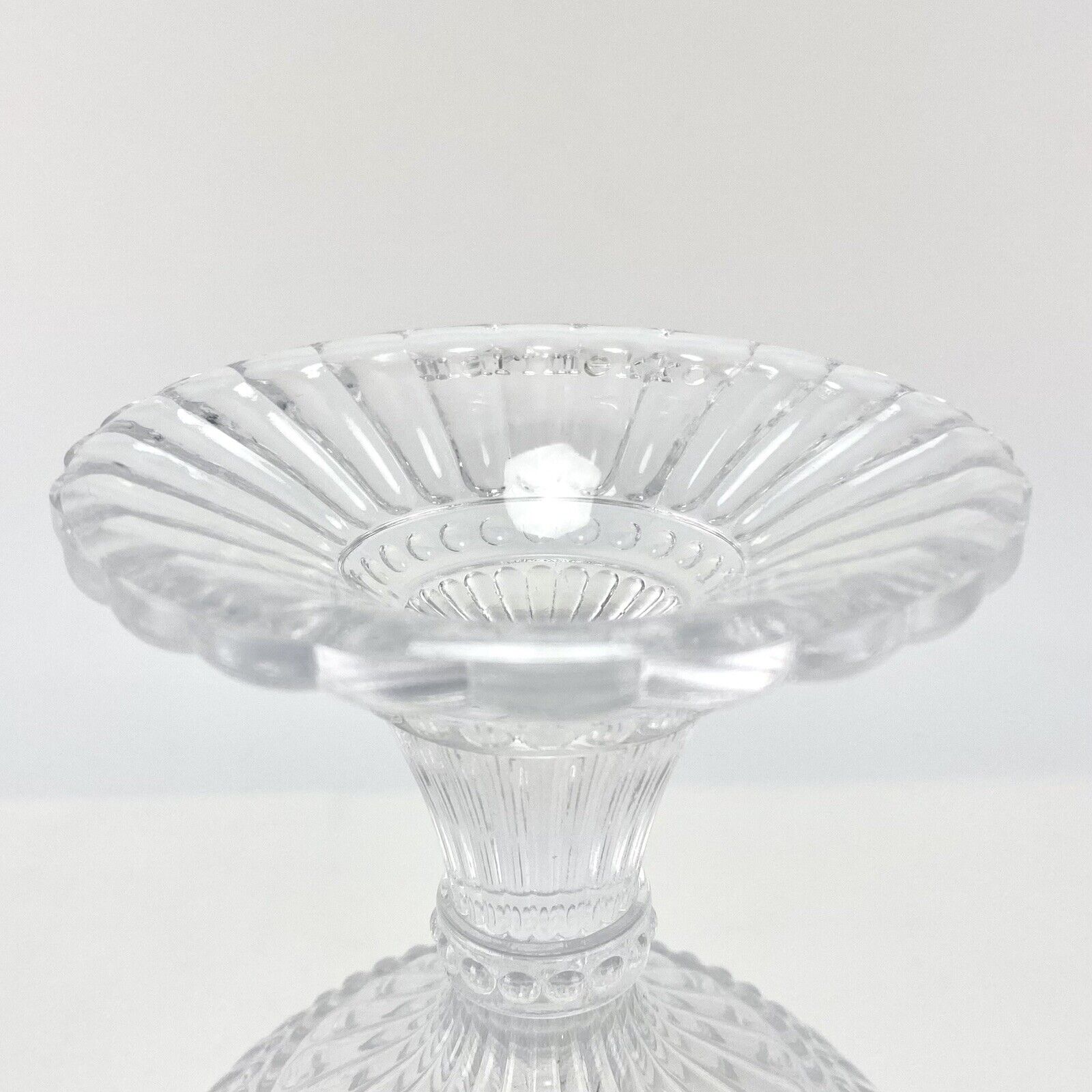 Finnish MCM Design Iittala Marimekko Mariskooli Serving Snack Bowl Votive Clear