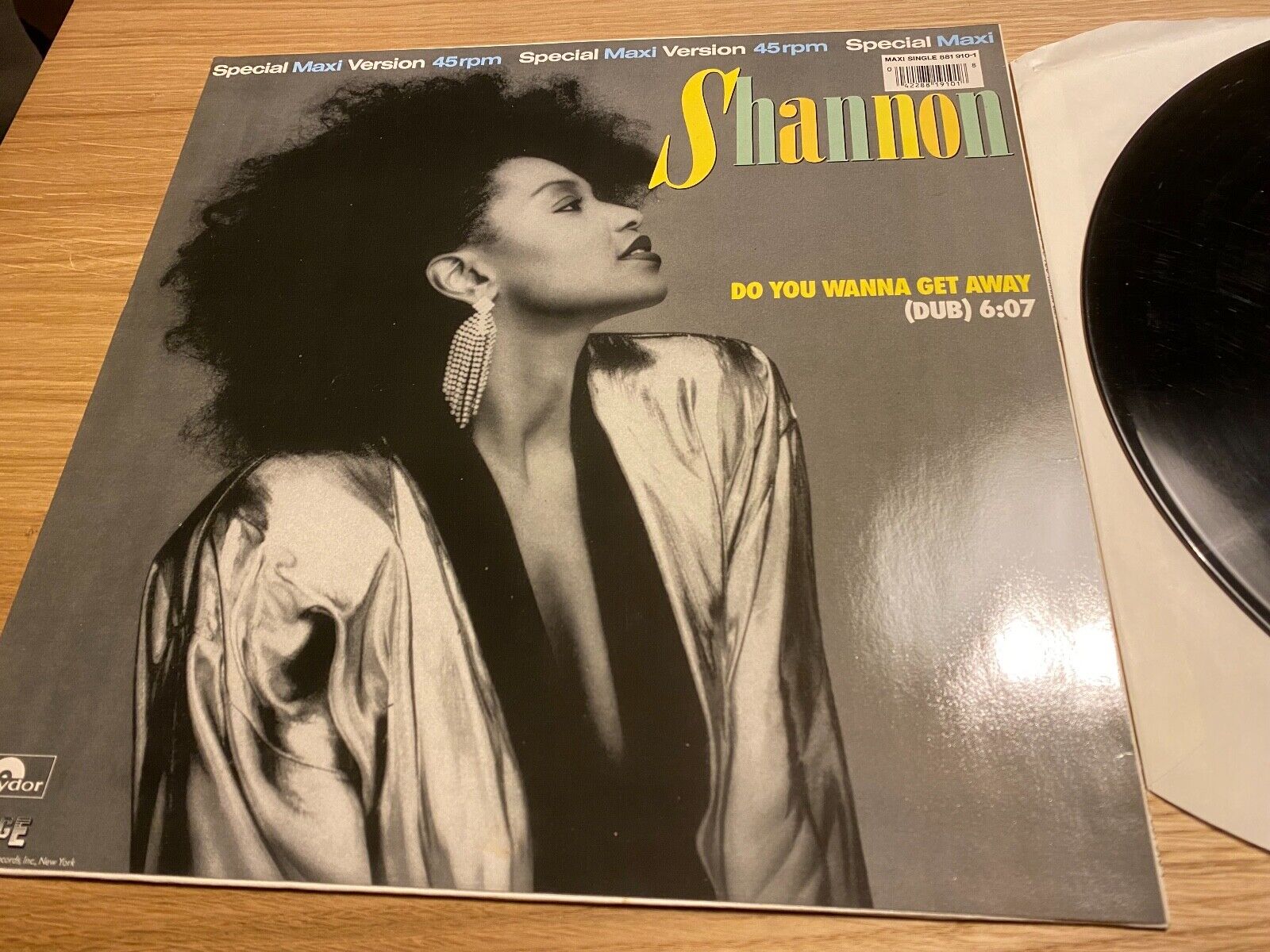 SHANNON "DO YOU WANNA GET AWAY" REMIX POLYDOR RECORDS WEST GERMAN 12" 1985 REMIX