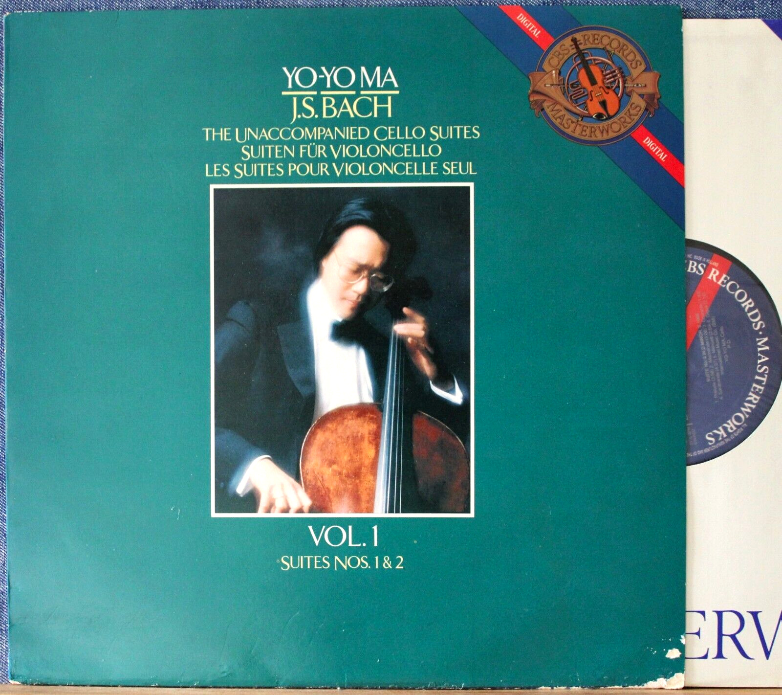 Ma Bach (Suites 1 + 2 cello solo) CBS IM 39345 dig NM