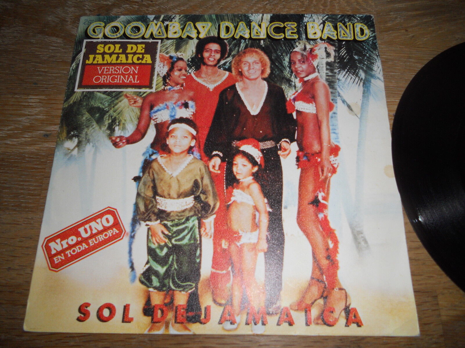 GOOMBAY DANCE BAND "SOL DE JAMAICA" 7 INCH SINGLE USED 1980 DISCOS CBS MADRID ES