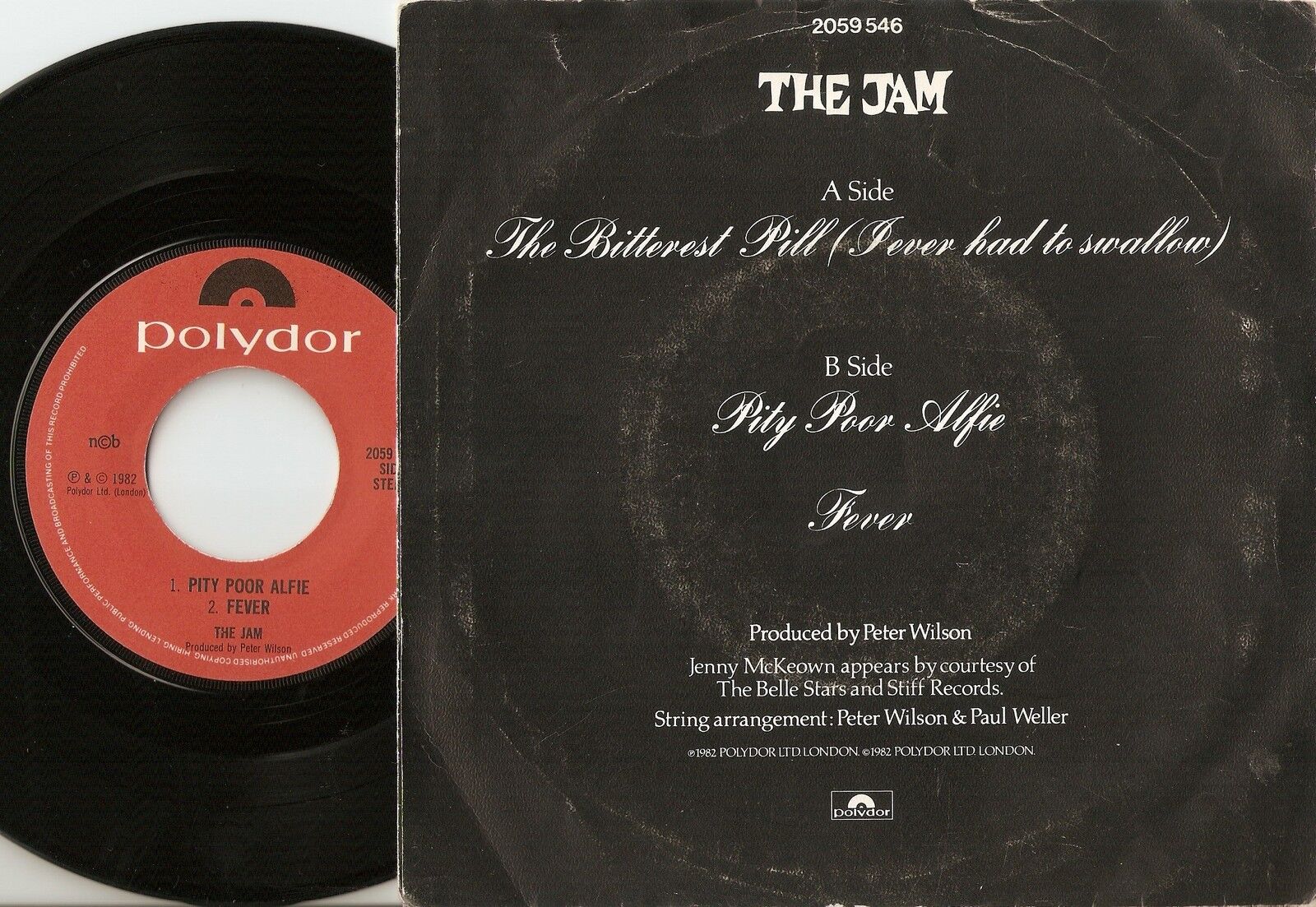 THE JAM THE BITTEREST PILL NORWAY 45+PS 1982 MOD REVIVAL WELLER FOXTON BUCKLER