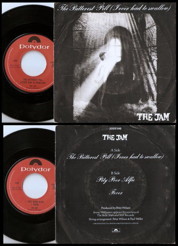 THE JAM THE BITTEREST PILL NORWAY 45+PS 1982 MOD REVIVAL WELLER FOXTON BUCKLER