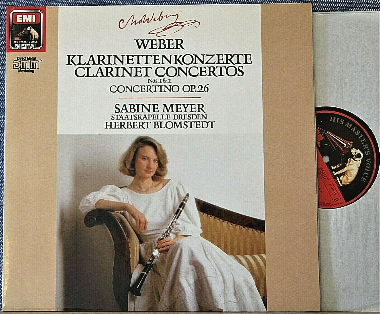 Meyer; Blomstedt Weber (Clarinet concertos; Concertino) EMI 27 0359 dig NM