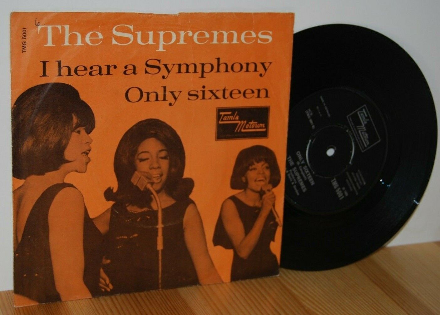 The SUPREMES I Hear A Symphony RARE Danish PS Picture Sleeve  7'' 45 vinyl