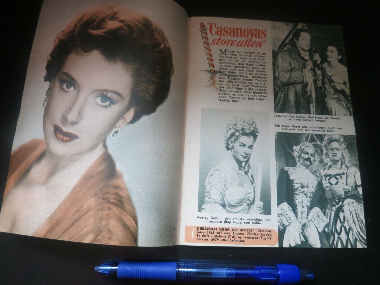 1955 VAN JOHNSON Maggie McNamara DEBORAH KERR William Reynolds GORDON MACRAE H4