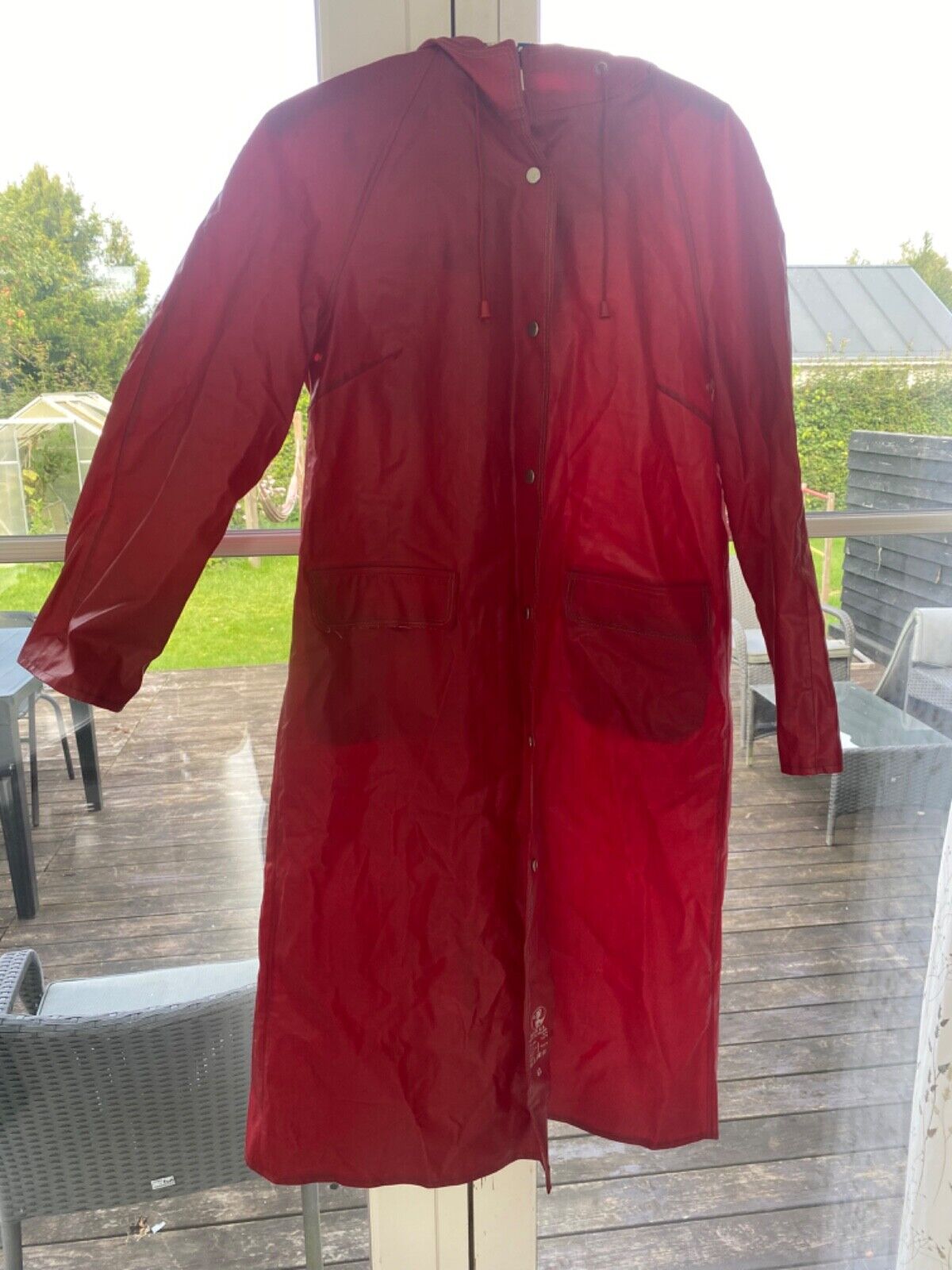 pvc raincoat regenmantel pvc mac  vintage raincoat