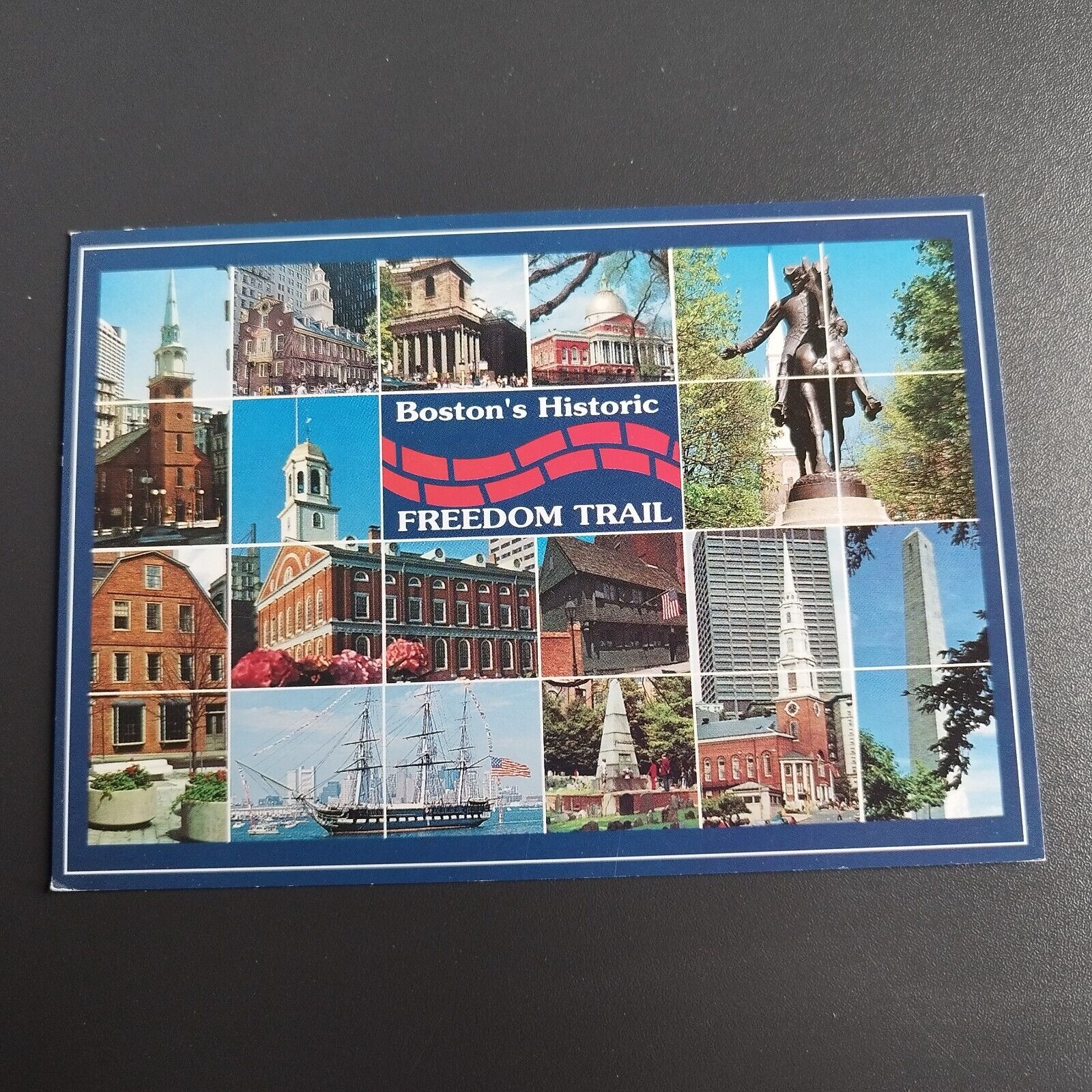 Massachusetts Boston's Historic Freedom Trail Postcard