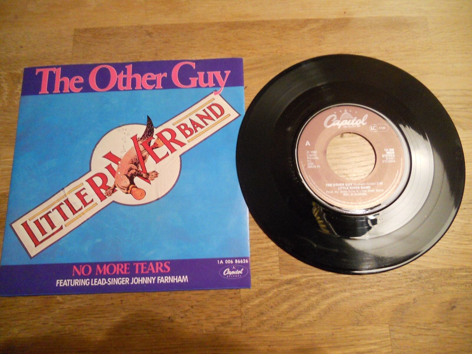 LITTLE RIVER BAND THE OTHER GUY / NO MORE TEARS 1982 CAPITOL Records Used DUTCH*