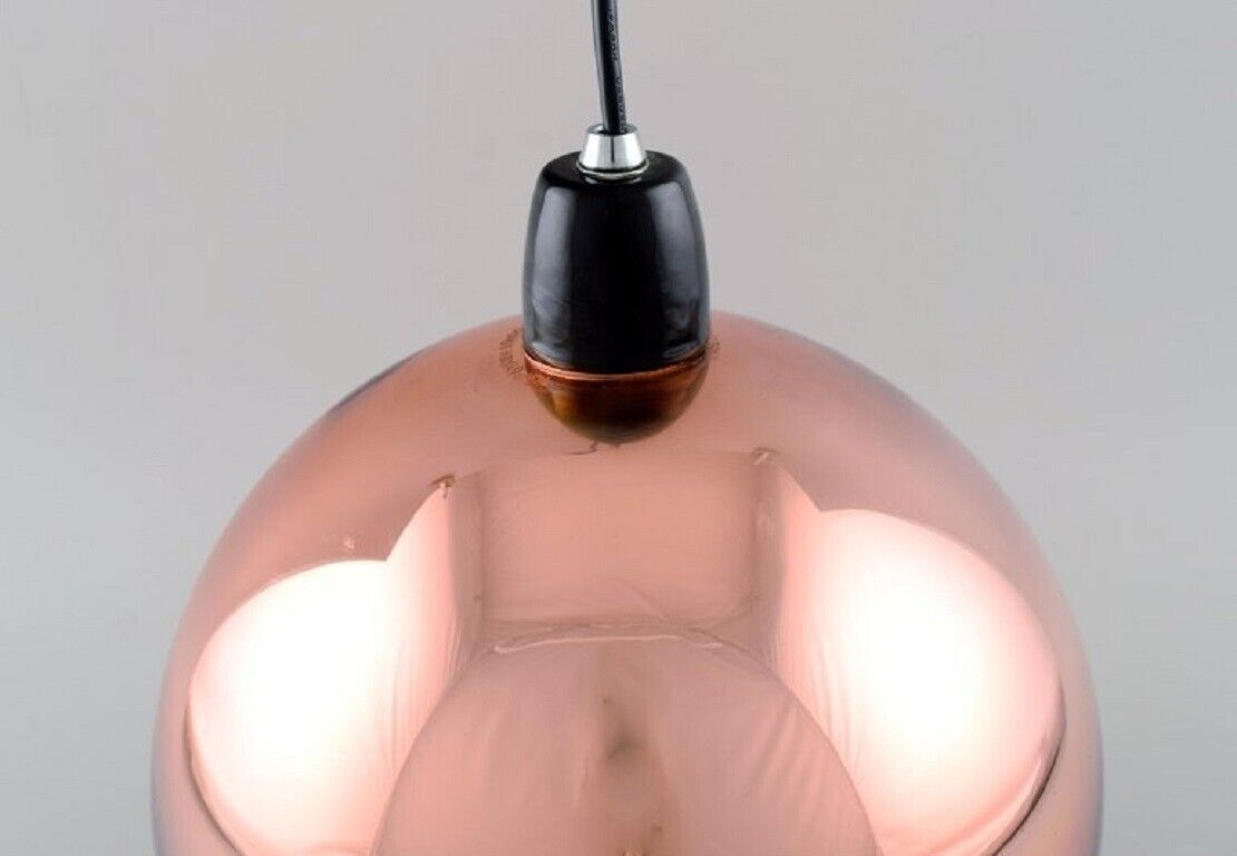 Tom Dixon (b 1958) British designer Round copper-colored ceiling pendant