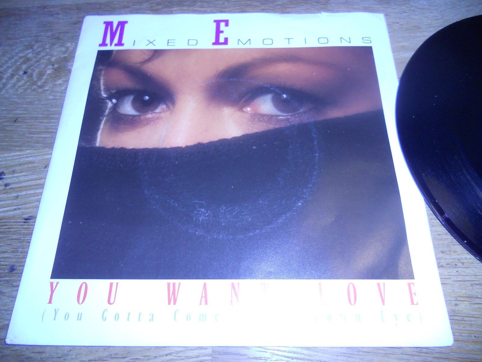 MIXED EMOTIONS "YOU WANT LOVE (YOU GOTTA COME BACK BROWN EYE)" WEST GERMANY 1986