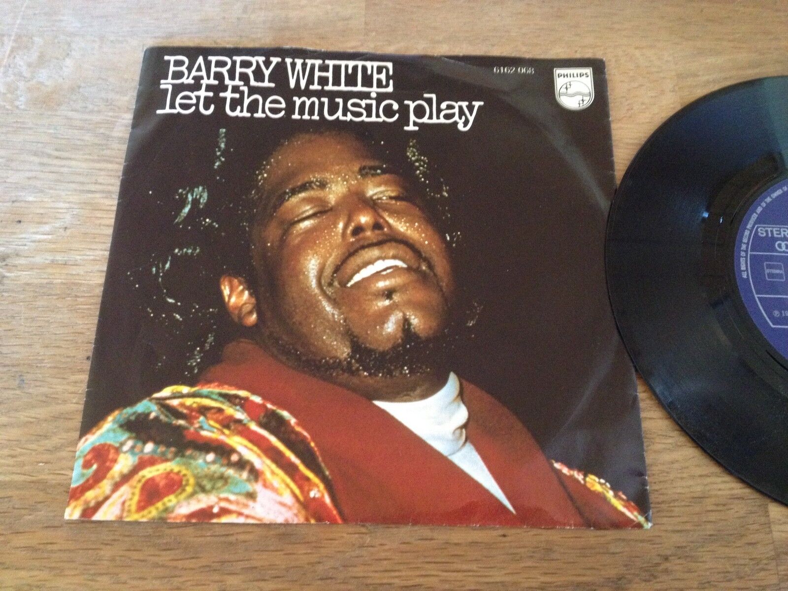 BARRY WHITE "LET THE MUSIC PLAY" 1975 PHILIPS RECORDS STEMRA 6162 068 SUPERHIT**