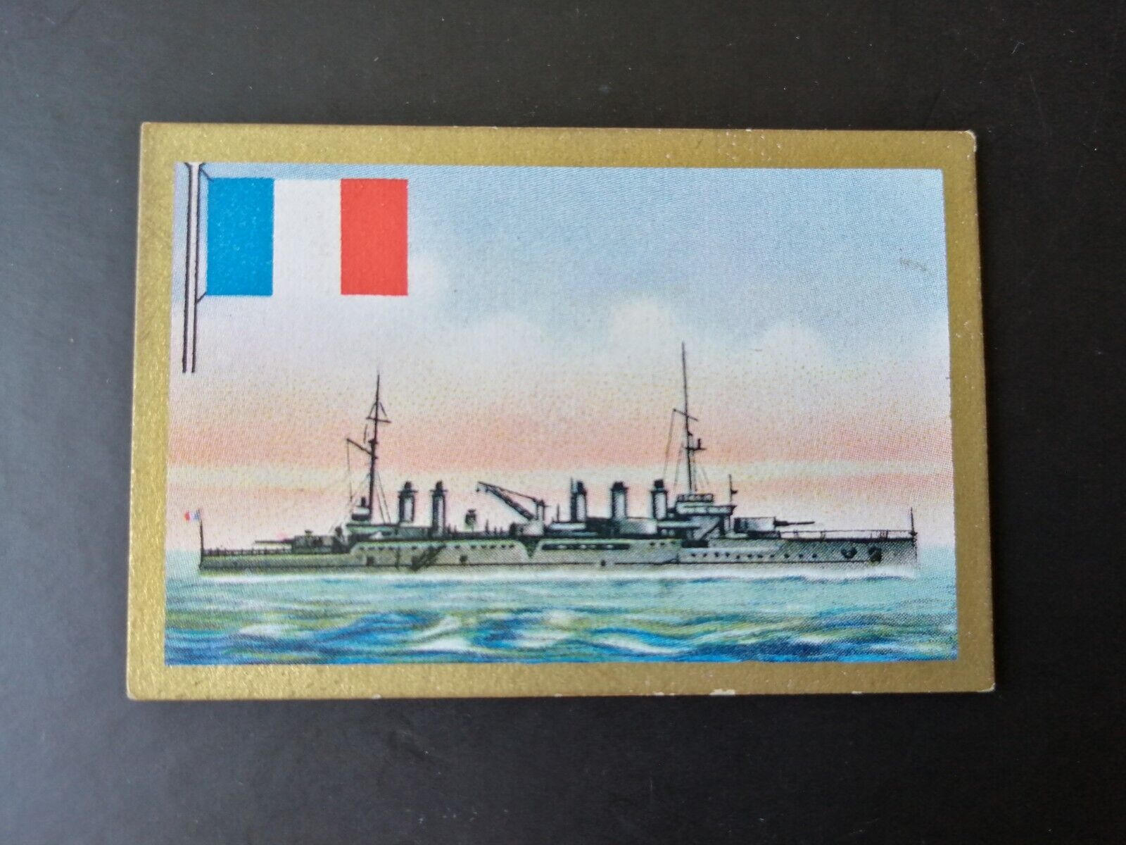 German SABA tobacco ship trading card 1931-33No 143"Danton" France