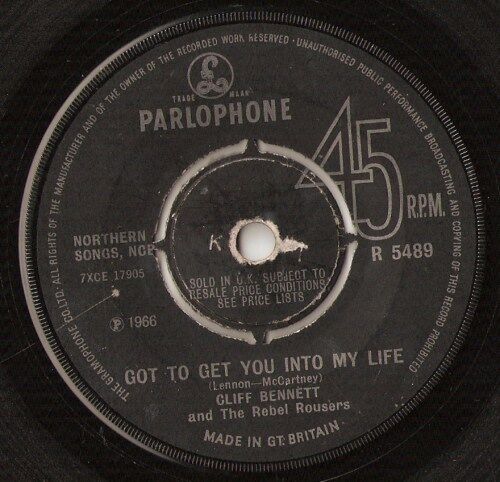 CLIFF BENNETT AND THE REBEL ROUSERS INTO MY LIFE 45RPM 7" 1966 MOD FREAKBEAT RB