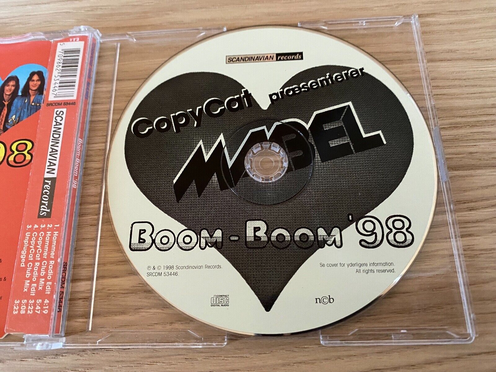 COPYCAT PRESENTS MABEL "BOOM-BOOM ´98" 1998 SCANDINAVIAN RECORDS 5 REMIX CD RARE