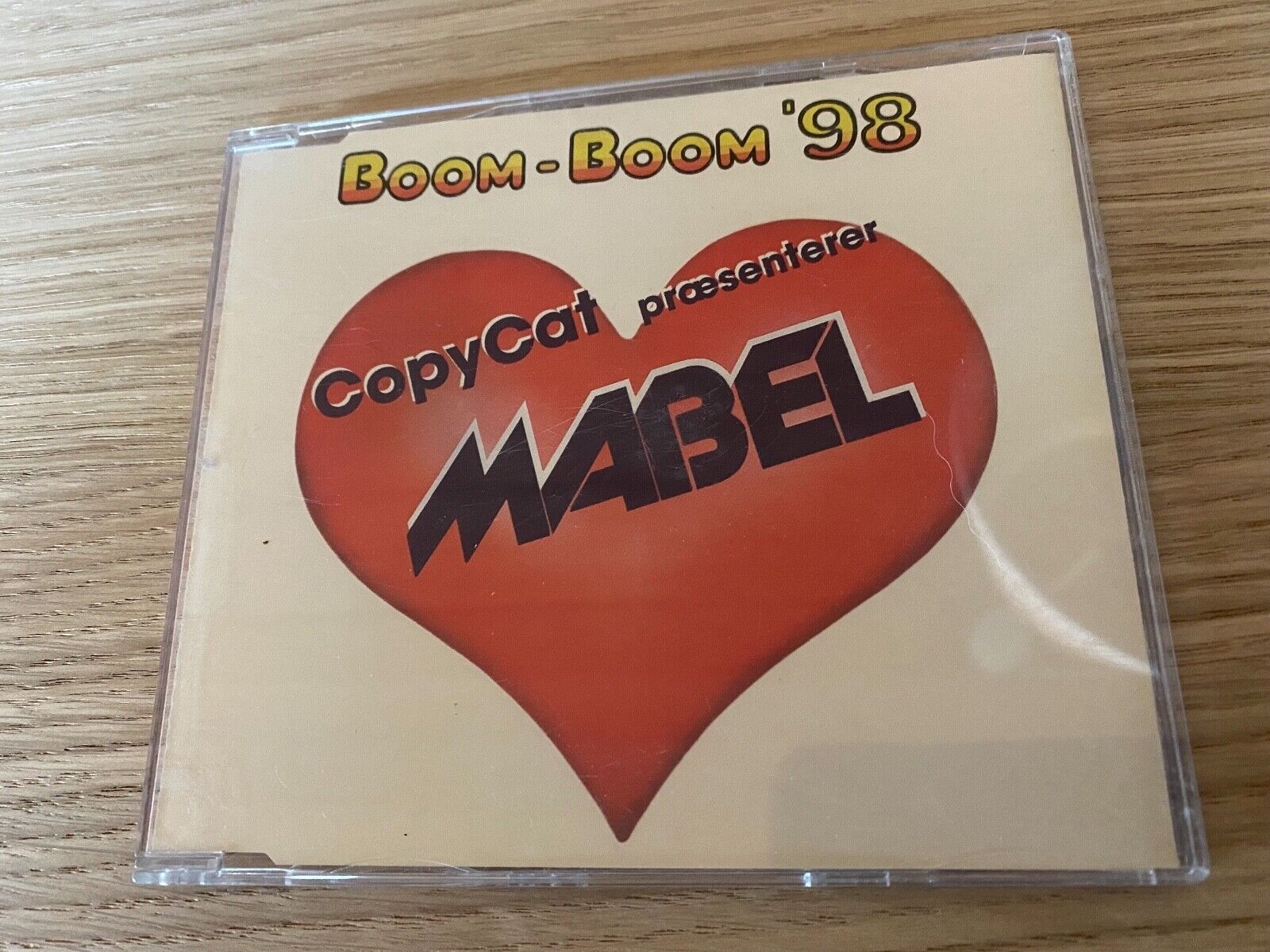 COPYCAT PRESENTS MABEL "BOOM-BOOM ´98" 1998 SCANDINAVIAN RECORDS 5 REMIX CD RARE