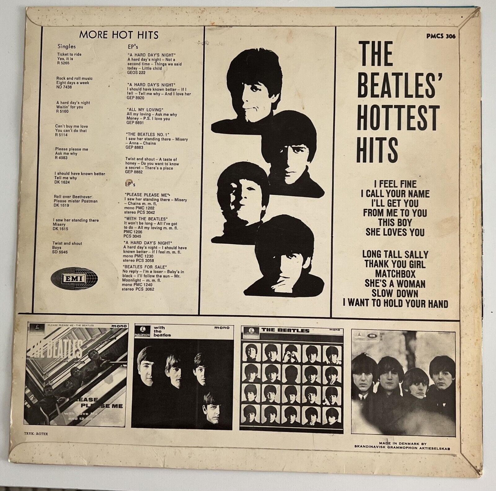 The Beatles "Hottest Hits" LP