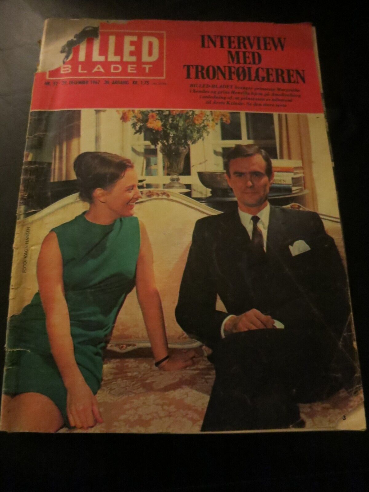 Danish Magazine Royal Princess MARGRETHE Queen ANNE-MARIE INGRID BERGMAN BL63