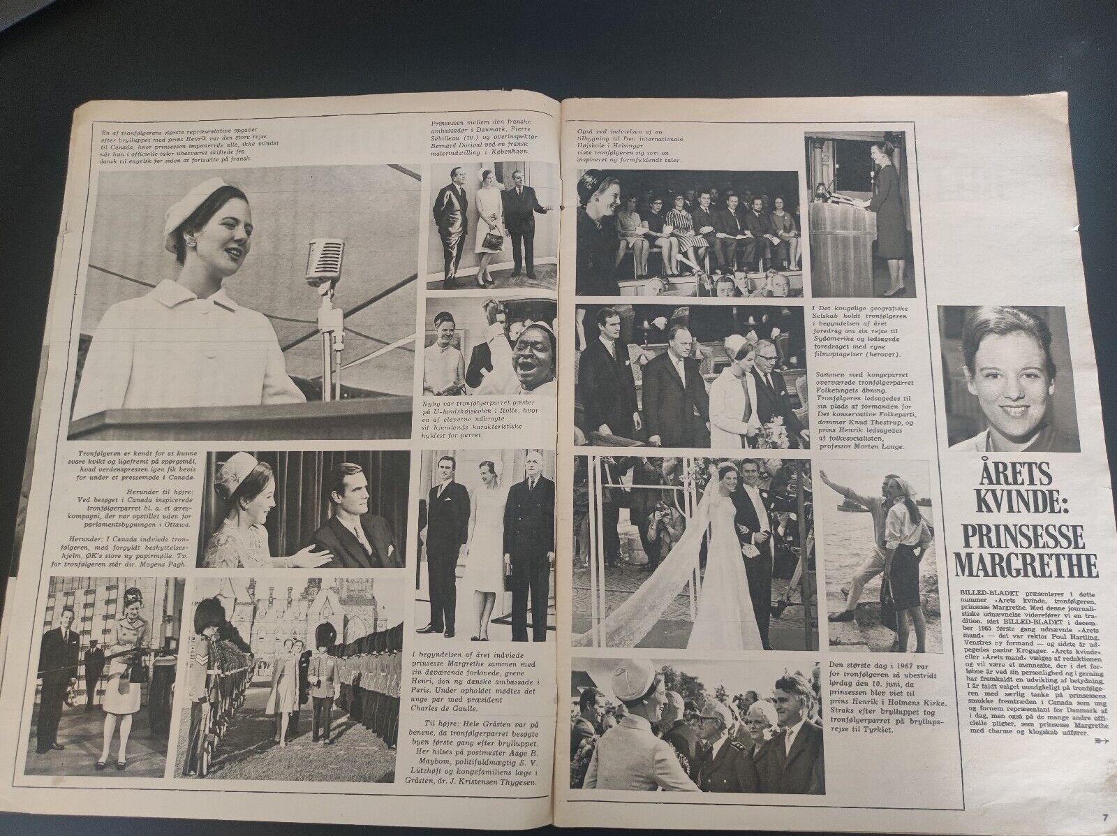 Danish Magazine Royal Princess MARGRETHE Queen ANNE-MARIE INGRID BERGMAN BL63