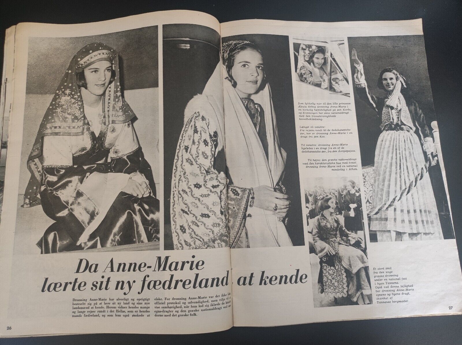 Danish Magazine Royal Princess MARGRETHE Queen ANNE-MARIE INGRID BERGMAN BL63