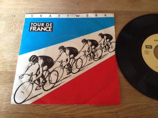 KRAFTWERK "TOUR DE FRANCE" 1983 KLINGKLANG PRODUKT EMI RECORDS DUTCH SINGLE USED