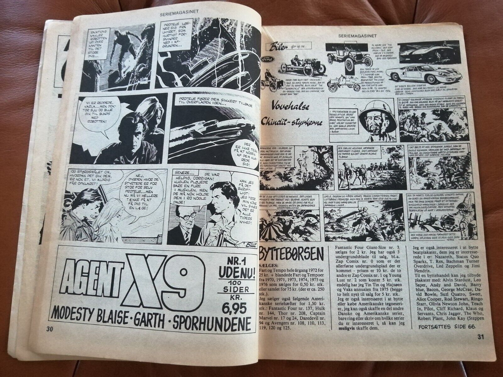 Danish comic magazineAgent Corrigan  Serie Magasinet no 208 from 1976