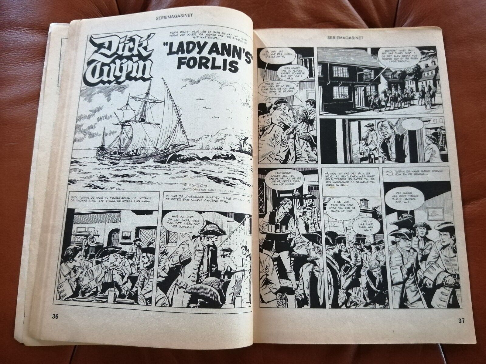 Danish comic magazineAgent Corrigan  Serie Magasinet no 208 from 1976