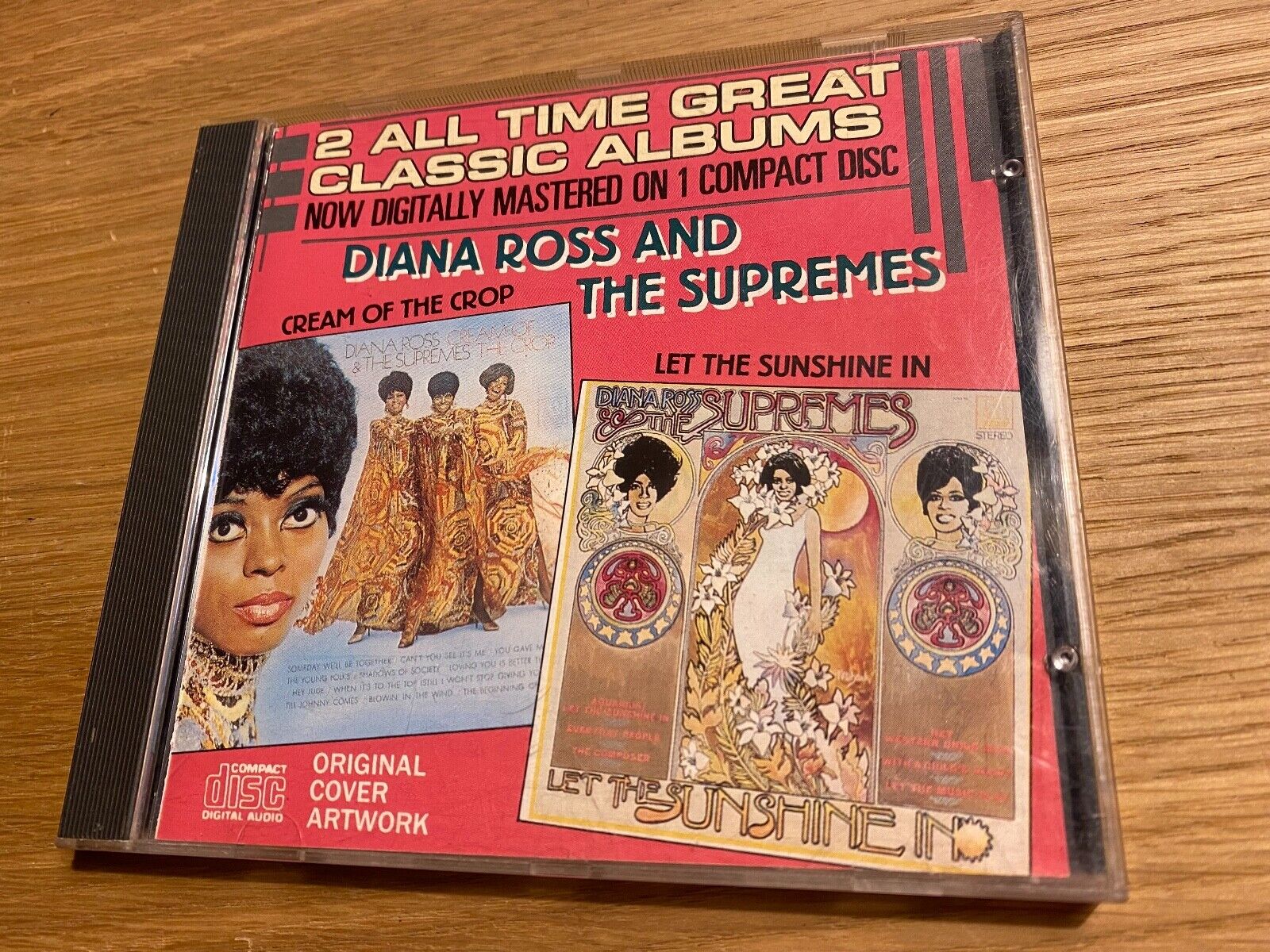 DIANA ROSS  THE SUPREMES "CREAM OF THE CROP/LET THE SUNSHINE IN" 23 TRACK JAPAN